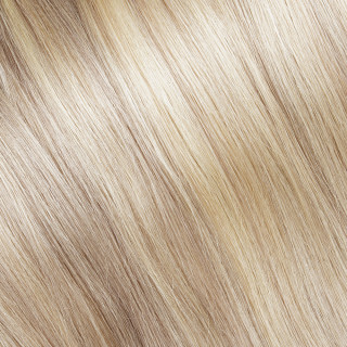 Славянские волосы в срезе окрашенные № 140, мелированный блондин