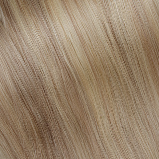Славянские волосы на трессе № 140, мелированный блондин