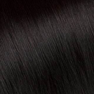 Славянские волосы в срезе окрашенные № 2, темно-каштановый