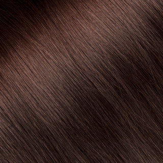 Славянские волосы в срезе окрашенныей № 6, светло-каштановый
