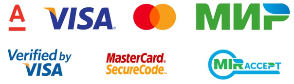 карты VISA, MasterCard, МИР